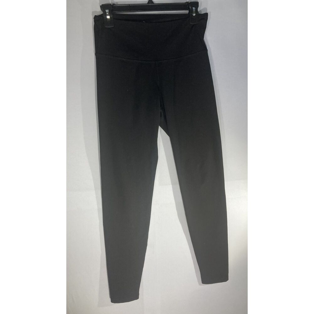 Old Navy Active Go-Dry Black High Waisted Leggings Size Medium Workout